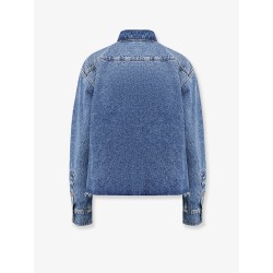 Denim shirt with Logo Patch
