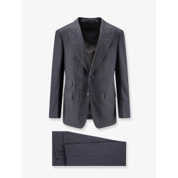 Single-breasted wool suit