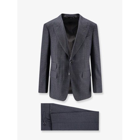 Single-breasted wool suit