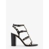 Rockstud leather sandals with iconic all-over studs