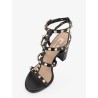 Rockstud leather sandals with iconic all-over studs