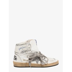 Sky Star leather with a used effect sneakers