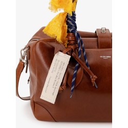 Vita leather handbag with front logo