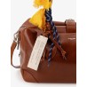 Vita leather handbag with front logo