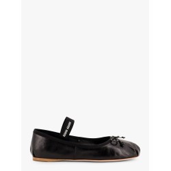 Leather ballet flats
