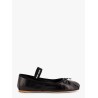 Leather ballet flats