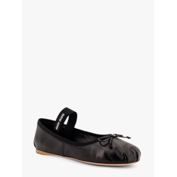 Leather ballet flats