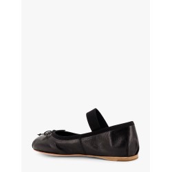 Leather ballet flats