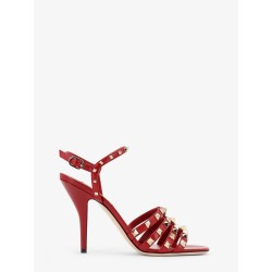 Rockstud leather sandals with iconic all-over studs