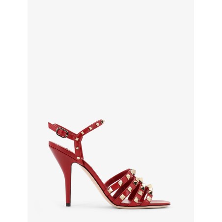 Rockstud leather sandals with iconic all-over studs