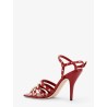 Rockstud leather sandals with iconic all-over studs