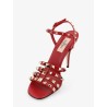 Rockstud leather sandals with iconic all-over studs