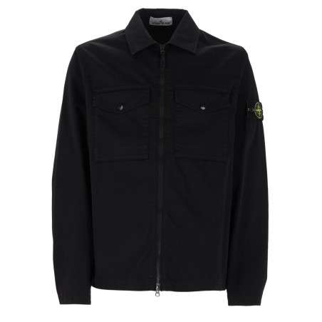 OVERSHIRT CON ZIP E TASCHE SUL PETTO