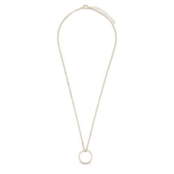 COLLANA CON ANELLO MINIMAL LOGO