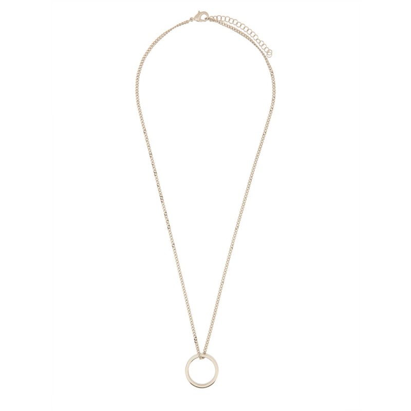 COLLANA CON ANELLO MINIMAL LOGO