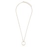 COLLANA CON ANELLO MINIMAL LOGO