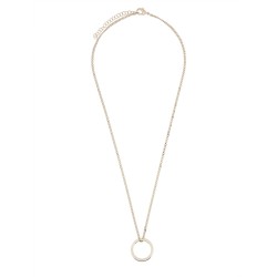 COLLANA CON ANELLO MINIMAL LOGO