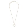 COLLANA CON ANELLO MINIMAL LOGO