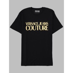 T-SHIRT CON LOGO METALLIZZATO