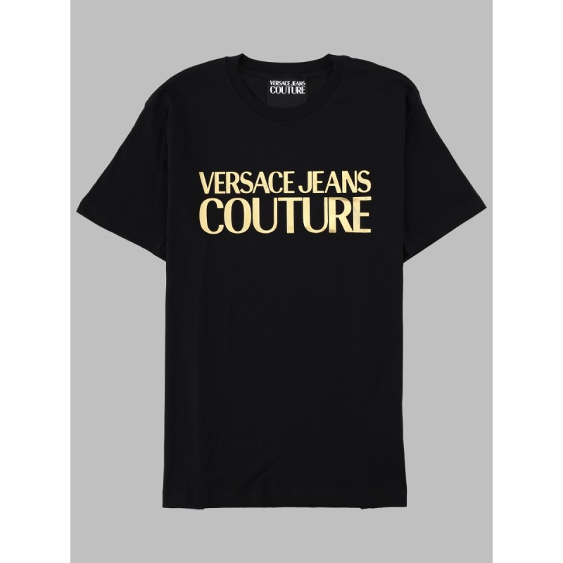 T-SHIRT CON LOGO METALLIZZATO