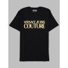 T-SHIRT CON LOGO METALLIZZATO