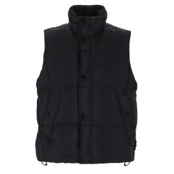 GILET IMBOTTITO IN PIUMA RESISTENTE AL VENTO CON ANTIGOCCIA