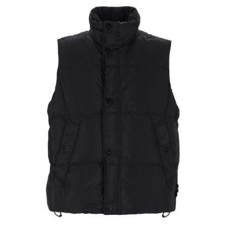 GILET IMBOTTITO IN PIUMA RESISTENTE AL VENTO CON ANTIGOCCIA