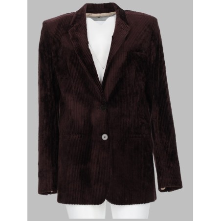 GIACCA CORDUROY MONOPETTO