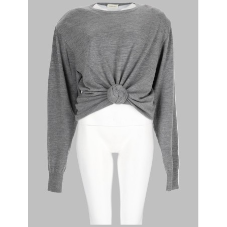 MAGLIA LEGGERA CON NODO