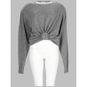 MAGLIA LEGGERA CON NODO