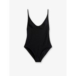 Scoop nylon one-piece swimsuit