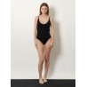 Scoop nylon one-piece swimsuit