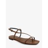 Ella flat leather sandals