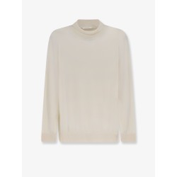 Cashmere and silk blend turtleneck
