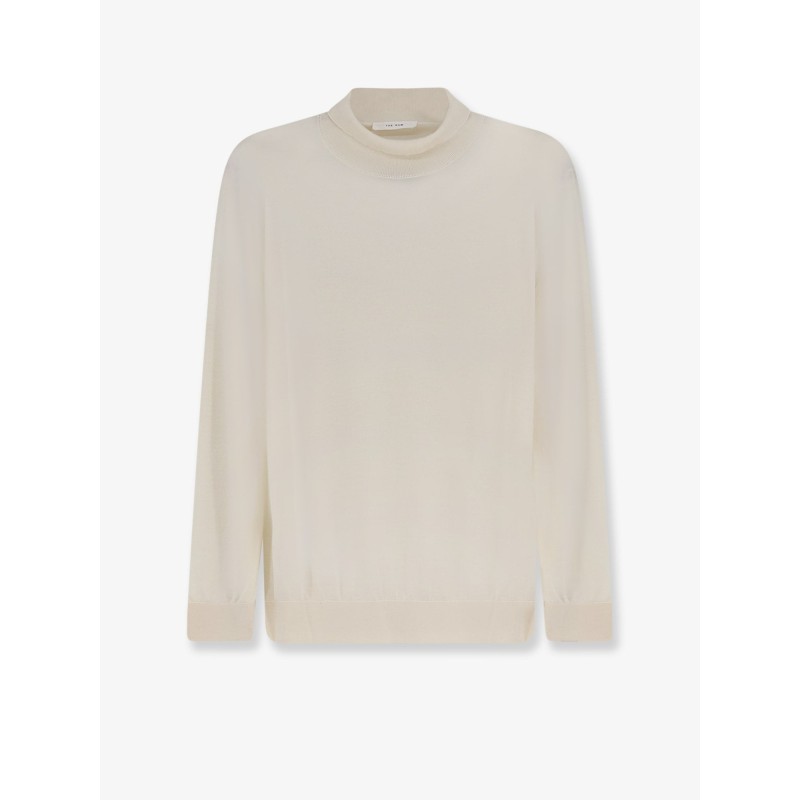 Cashmere and silk blend turtleneck