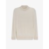 Cashmere and silk blend turtleneck