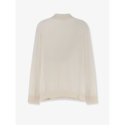 Cashmere and silk blend turtleneck