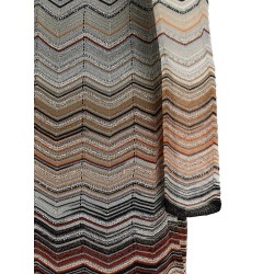 Chevron lamé dress
