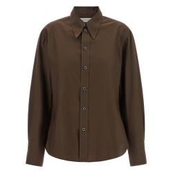 Pointed collar shirt