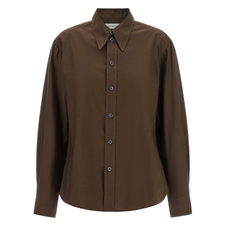 Pointed collar shirt