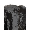 Sequin dress with flower