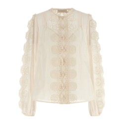 'Lucky' embroidered blouse