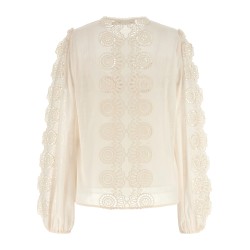 'Lucky' embroidered blouse