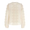 'Lucky' embroidered blouse