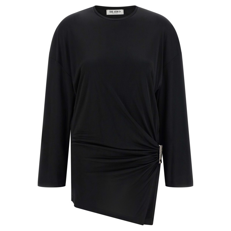 Metallic detail dress