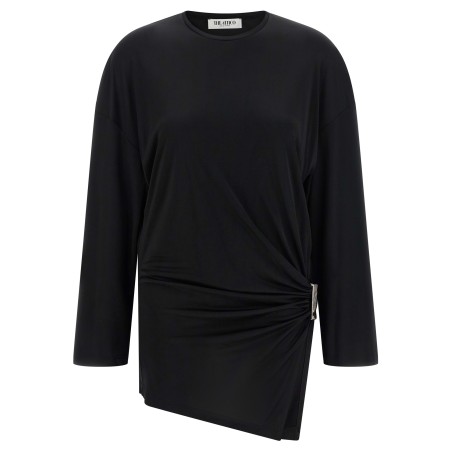 Metallic detail dress