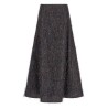 Skirt with metallic fringes