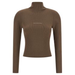 Logo ribbed sweater