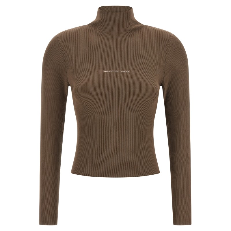 Logo ribbed sweater