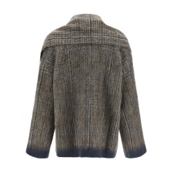 Cardigan with scarf